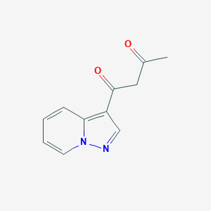 1-{Pyrazolo[1,5-a]pyridin-3-yl}butane-1,3-dione