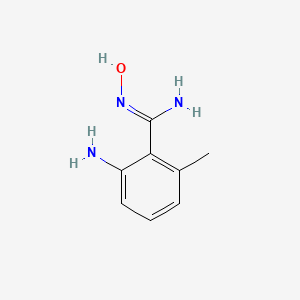 2-Amino-N'-hydroxy-6-methylbenzene-1-carboximidamide