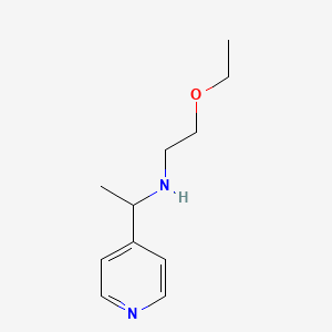 molecular formula C11H18N2O B13306411 (2-Ethoxyethyl)[1-(pyridin-4-yl)ethyl]amine 