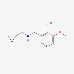 2-{[(Cyclopropylmethyl)amino]methyl}-6-methoxyphenol