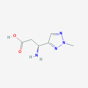 (3R)-3-Amino-3-(2-methyl-2H-1,2,3-triazol-4-yl)propanoic acid