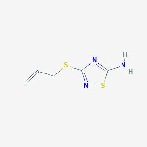 3-Allylsulfanyl-[1,2,4]thiadiazol-5-ylamine