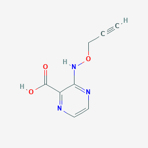 3-[(Prop-2-yn-1-yloxy)amino]pyrazine-2-carboxylic acid