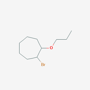 1-Bromo-2-propoxycycloheptane