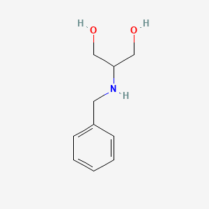 molecular formula C10H15NO2 B13306671 2-(Benzylamino)propane-1,3-diol CAS No. 124613-28-1