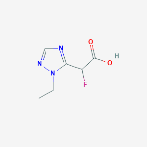 2-(1-Ethyl-1H-1,2,4-triazol-5-yl)-2-fluoroacetic acid