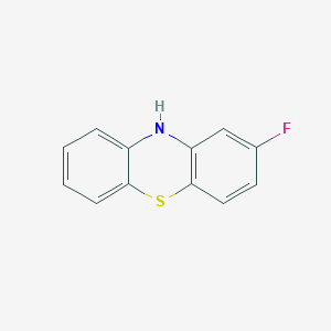 molecular formula C12H8FNS B1330677 2-氟-10H-吩噻嗪 CAS No. 397-58-0