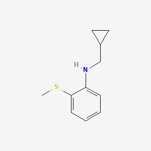 N-(cyclopropylmethyl)-2-(methylsulfanyl)aniline