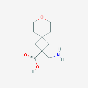 2-(Aminomethyl)-7-oxaspiro[3.5]nonane-2-carboxylic acid