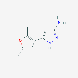 3-(2,5-Dimethylfuran-3-YL)-1H-pyrazol-5-amine