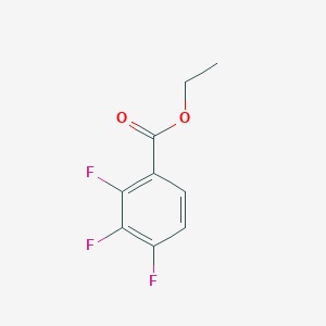 molecular formula C9H7F3O2 B1330682 2,3,4-三氟苯甲酸乙酯 CAS No. 351354-50-2