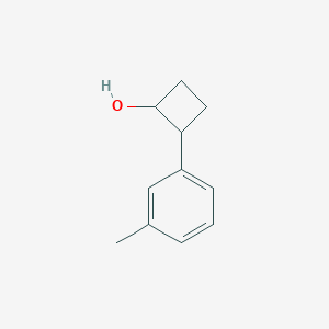 2-(3-Methylphenyl)cyclobutan-1-OL