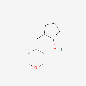 2-(Oxan-4-ylmethyl)cyclopentan-1-ol