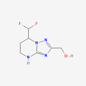 [7-(Difluoromethyl)-4H,5H,6H,7H-[1,2,4]triazolo[1,5-a]pyrimidin-2-yl]methanol