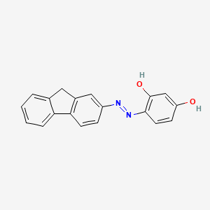 molecular formula C19H14N2O2 B1330700 4-(2-芴基偶氮)间苯二酚 CAS No. 63020-83-7