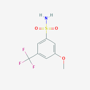 3-Methoxy-5-(trifluoromethyl)benzenesulfonamide