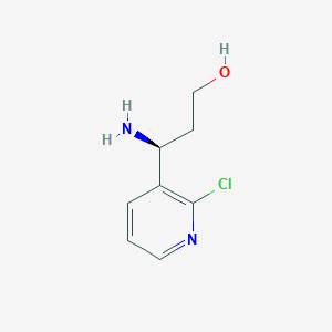 (3S)-3-Amino-3-(2-chloro(3-pyridyl))propan-1-OL