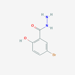 molecular formula C7H7BrN2O2 B1330707 5-Bromo-2-hydroxybenzohydrazide CAS No. 39635-10-4