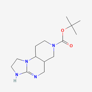 tert-Butyl 2,5,7,11-tetraazatricyclo[7.4.0.0,2,6]tridec-5-ene-11-carboxylate