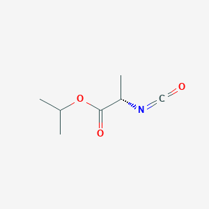 molecular formula C7H11NO3 B13307096 propan-2-yl (2S)-2-isocyanatopropanoate 