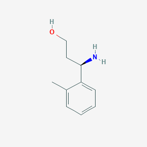 (3R)-3-amino-3-(2-methylphenyl)propan-1-ol