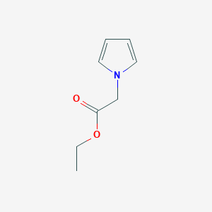 molecular formula C8H11NO2 B1330716 乙酸 1H-吡咯-1-甲酯 CAS No. 5145-67-5