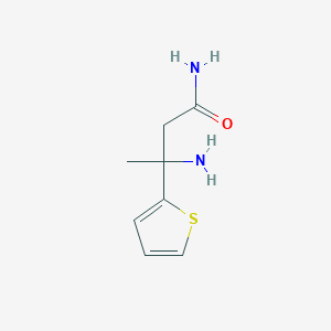 3-Amino-3-(thiophen-2-yl)butanamide