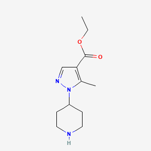 Ethyl 5-methyl-1-(piperidin-4-yl)-1H-pyrazole-4-carboxylate