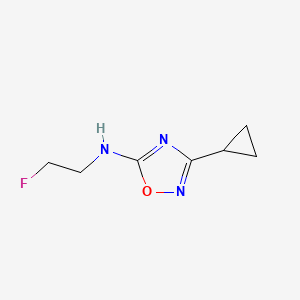 3-Cyclopropyl-N-(2-fluoroethyl)-1,2,4-oxadiazol-5-amine