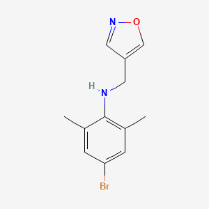 4-Bromo-N-(isoxazol-4-ylmethyl)-2,6-dimethylaniline