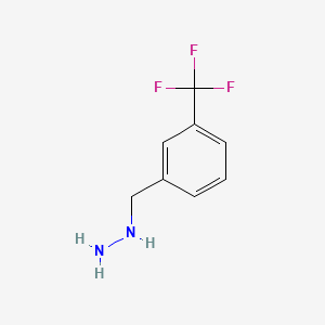 molecular formula C8H9F3N2 B1330738 3-三氟甲基苄基肼 CAS No. 51421-34-2