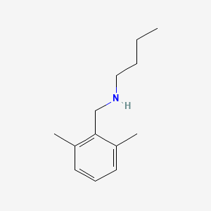 molecular formula C13H21N B13307397 Butyl[(2,6-dimethylphenyl)methyl]amine 