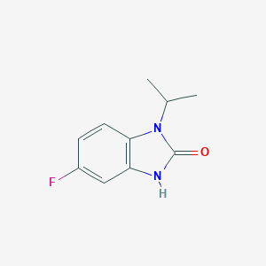 molecular formula C10H11FN2O B133074 5-Fluoro-1-isopropyl-1H-benzo[d]imidazol-2(3H)-one CAS No. 146366-01-0