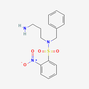 N-(3-Aminopropyl)-N-benzyl-2-nitrobenzene-1-sulfonamide