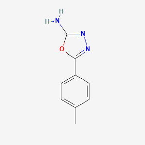 B1330750 5-(4-Methylphenyl)-1,3,4-oxadiazol-2-amine CAS No. 33621-60-2