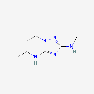 N,5-Dimethyl-4H,5H,6H,7H-[1,2,4]triazolo[1,5-a]pyrimidin-2-amine