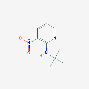 molecular formula C9H13N3O2 B1330758 N-叔丁基-3-硝基吡啶-2-胺 CAS No. 79371-45-2