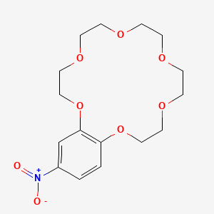 molecular formula C16H23NO8 B1330761 4-硝基苯并-18-冠-6 CAS No. 53408-96-1