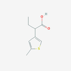 2-(5-Methylthiophen-3-yl)butanoic acid