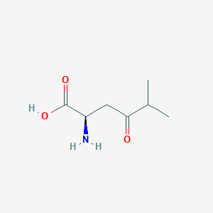 (2R)-2-Amino-5-methyl-4-oxohexanoic acid