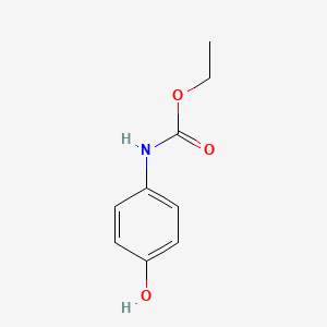 molecular formula C9H11NO3 B1330763 4-羟基苯基氨基甲酸乙酯 CAS No. 7159-95-7