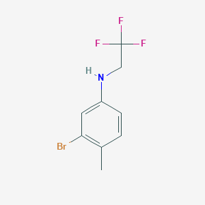 3-bromo-4-methyl-N-(2,2,2-trifluoroethyl)aniline