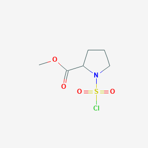 1-Chlorosulfonyl-pyrrolidine-2-carboxylic acid methyl ester