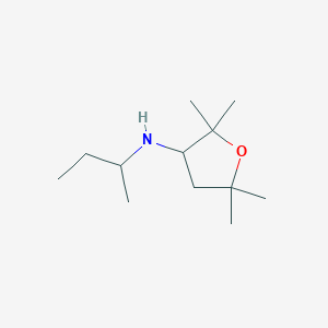 N-(butan-2-yl)-2,2,5,5-tetramethyloxolan-3-amine