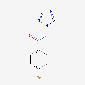 molecular formula C10H8BrN3O B1330769 1-(4-溴苯甲酰)-1,2,4-三唑 CAS No. 60850-59-1
