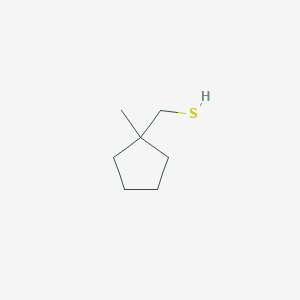 molecular formula C7H14S B13307694 (1-Methylcyclopentyl)methanethiol 