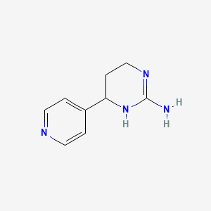 6-(Pyridin-4-yl)-1,4,5,6-tetrahydropyrimidin-2-amine