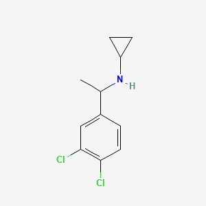 N-[1-(3,4-dichlorophenyl)ethyl]cyclopropanamine