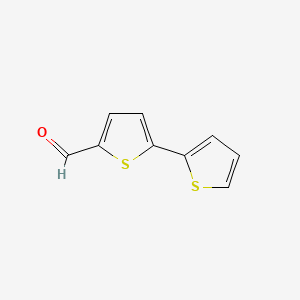 molecular formula C9H6OS2 B1330775 2,2'-联噻吩-5-甲醛 CAS No. 3779-27-9