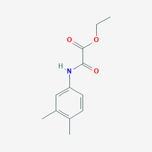 B1330779 Ethyl 2-(3,4-dimethylanilino)-2-oxoacetate CAS No. 24451-17-0